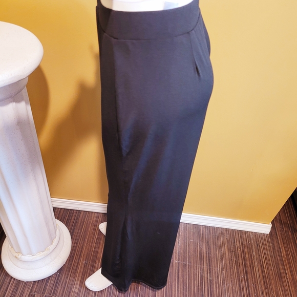 Susan Graver Women's Black Wide Leg Pants - Picture 2 of 5